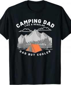 Mens Fathers Who Camp Camping Dad T-Shirt