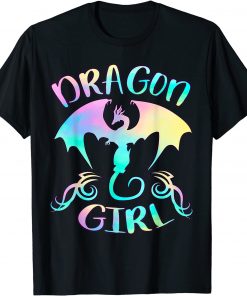 Dragon Girl Just a girl Who Loves Dragons Lover Themed T-Shirt
