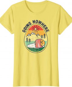Gudetama the Lazy Egg Camping Going Nowhere T-Shirt