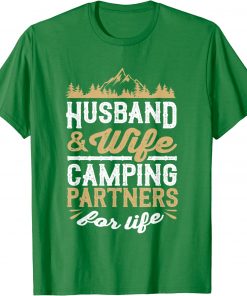 Camping Shirt Men Women Camper Partnerlook Camping T-Shirt